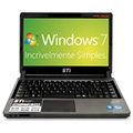 Notebook STi IS1442 c/ Core i3 2ªG 4GB 500GB W7 Basic