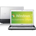 Notebook Samsung c/AMD Dual Core 2GB 320GB LED14" Windows 7